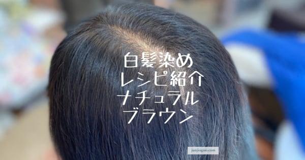 白髪染めレシピ紹介ナチュラルブラウン
