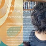 curly hair, aging and hormonal balance