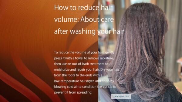 How to reduce hair volume: About care after washing your hair