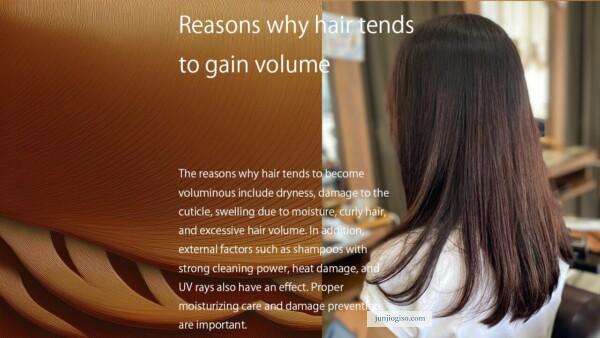 Reasons why hair tends to gain volume