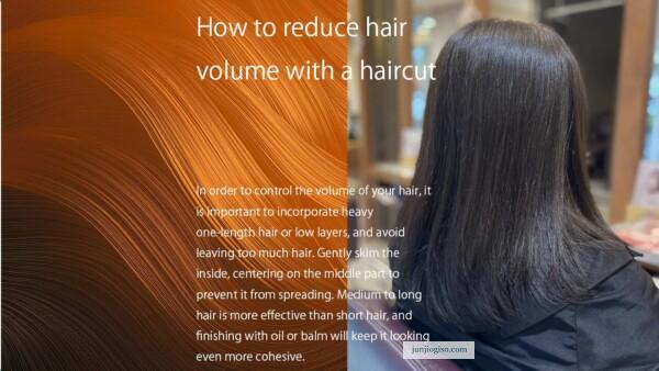 How to reduce hair volume with a haircut