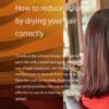 How to reduce volume by drying your hair correctly