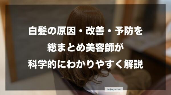 白髪の原因・改善・予防を総まとめ｜美容師が科学的にわかりやすく解説