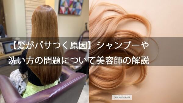 【髪がパサつく原因】シャンプーや洗い方の問題について美容師の解説